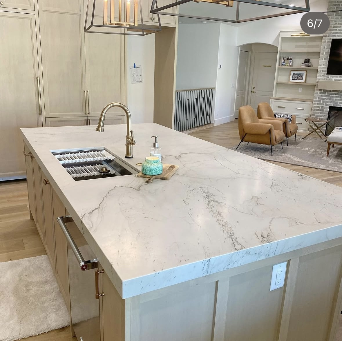 G3 stone countertop with integrated sink